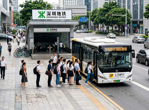园区地铁接驳班车